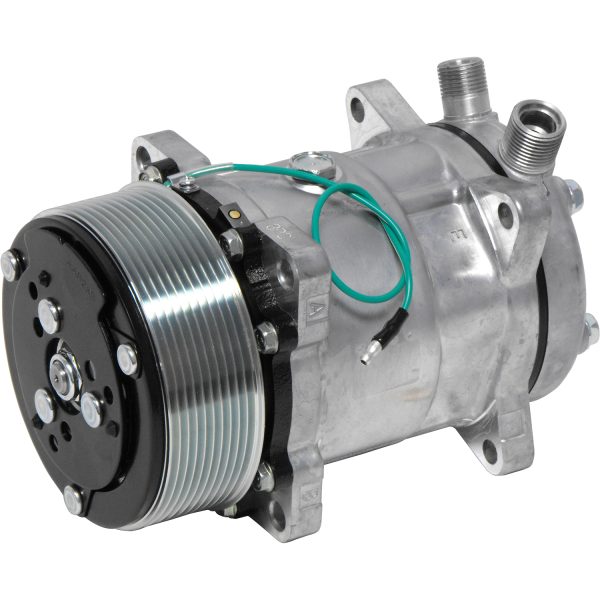 HD Truck New A/C Compressor and Clutch Fits Sanden 6649 SD5H14 U6649